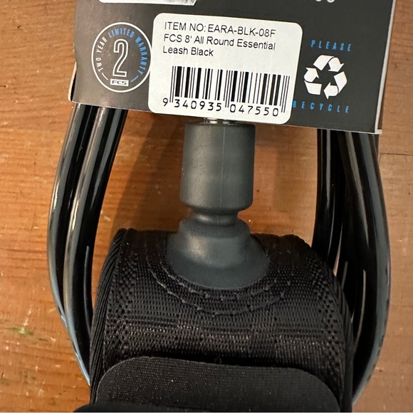 NWT FCS 8 All Round Essential Series Leash - Recommended Wave Size: 2 - 8 ft - Picture 8 of 9